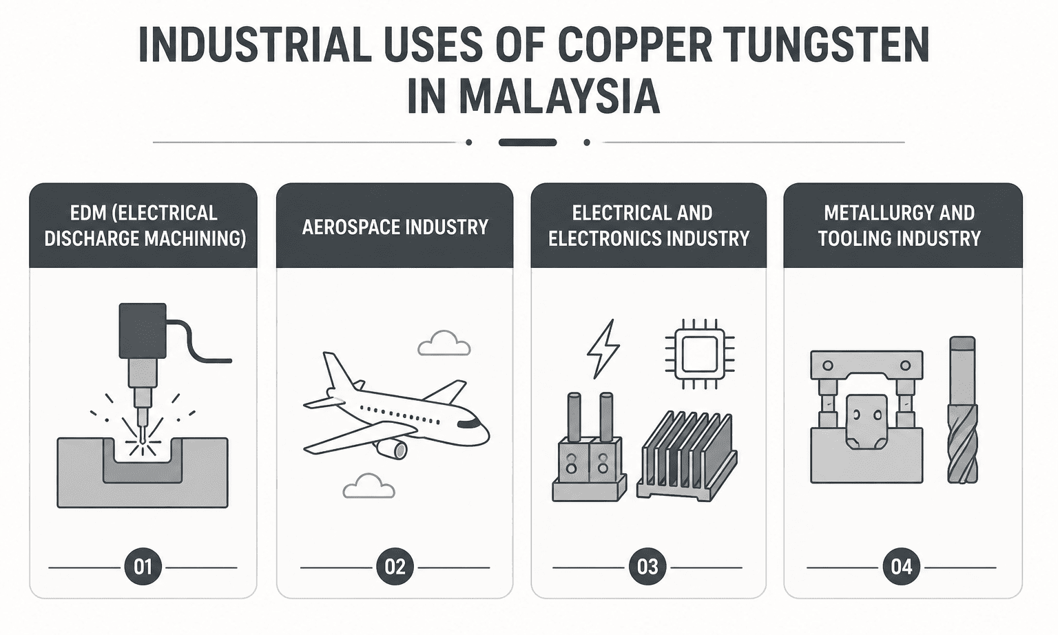Industrial Uses of Copper Tungsten in Malaysia